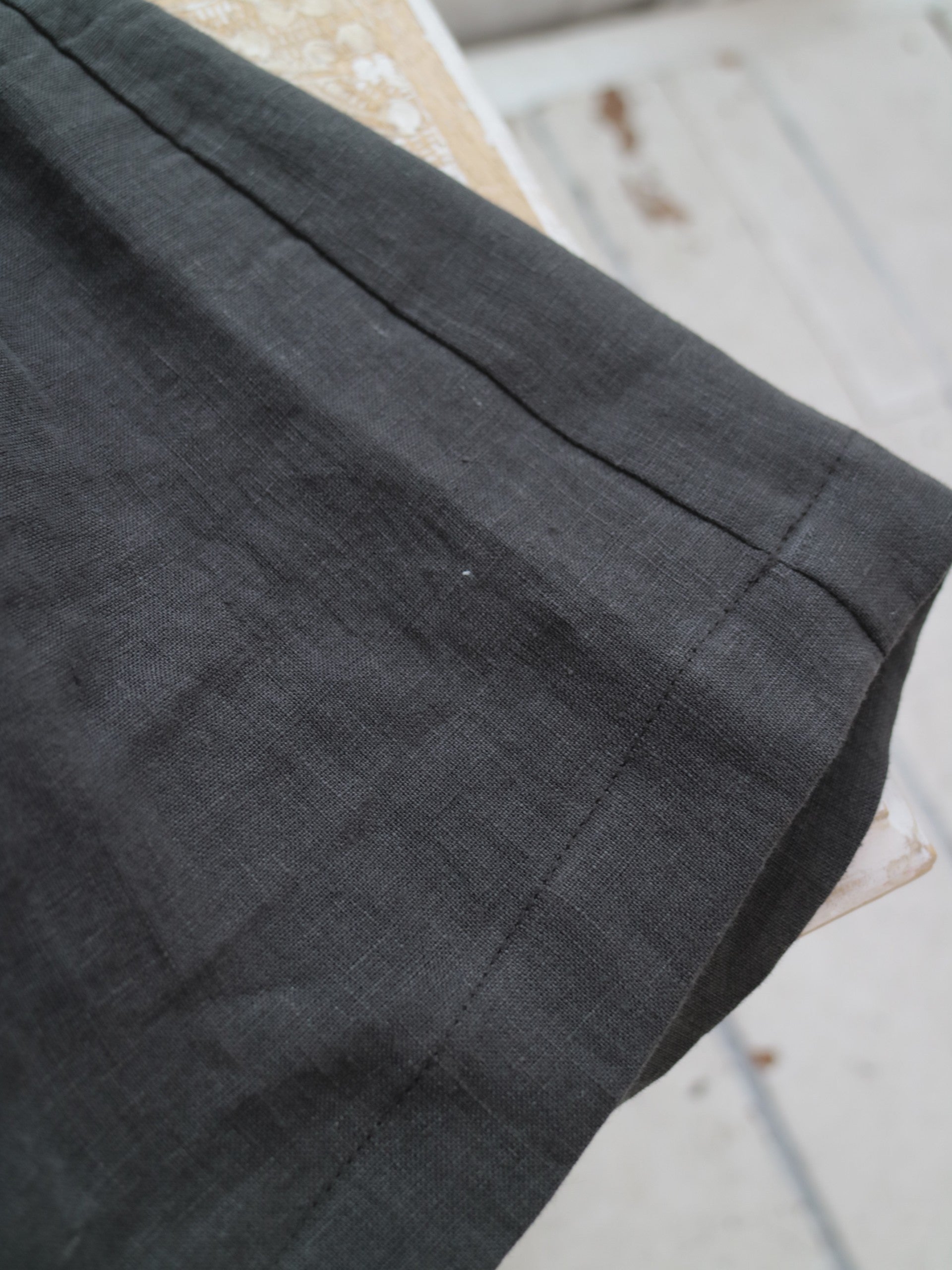 doux bleu リネンヨーク ワンピース DB-2544-013