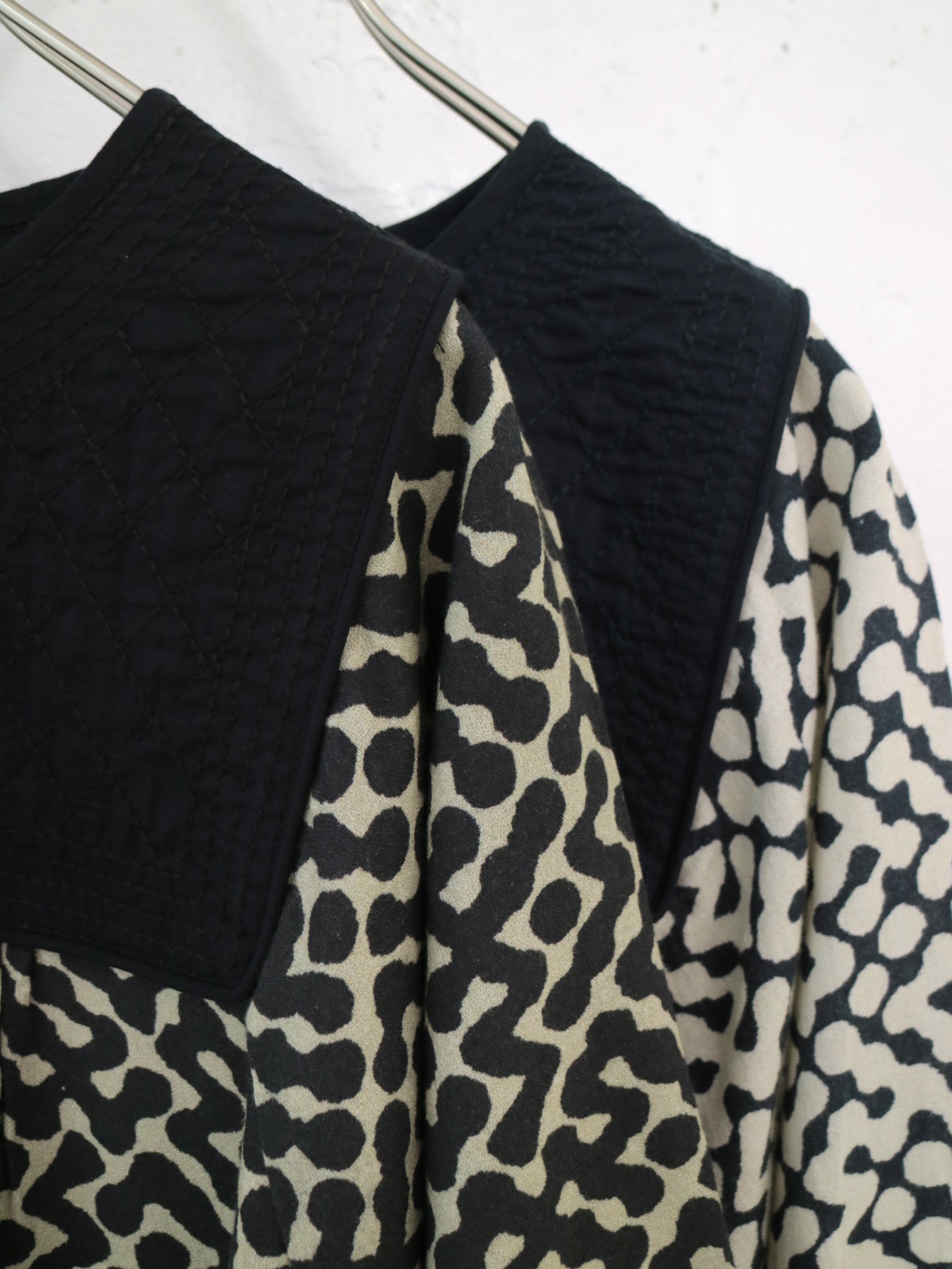 doux bleu インドプリント キルトヨークワンピース DB-2544-008