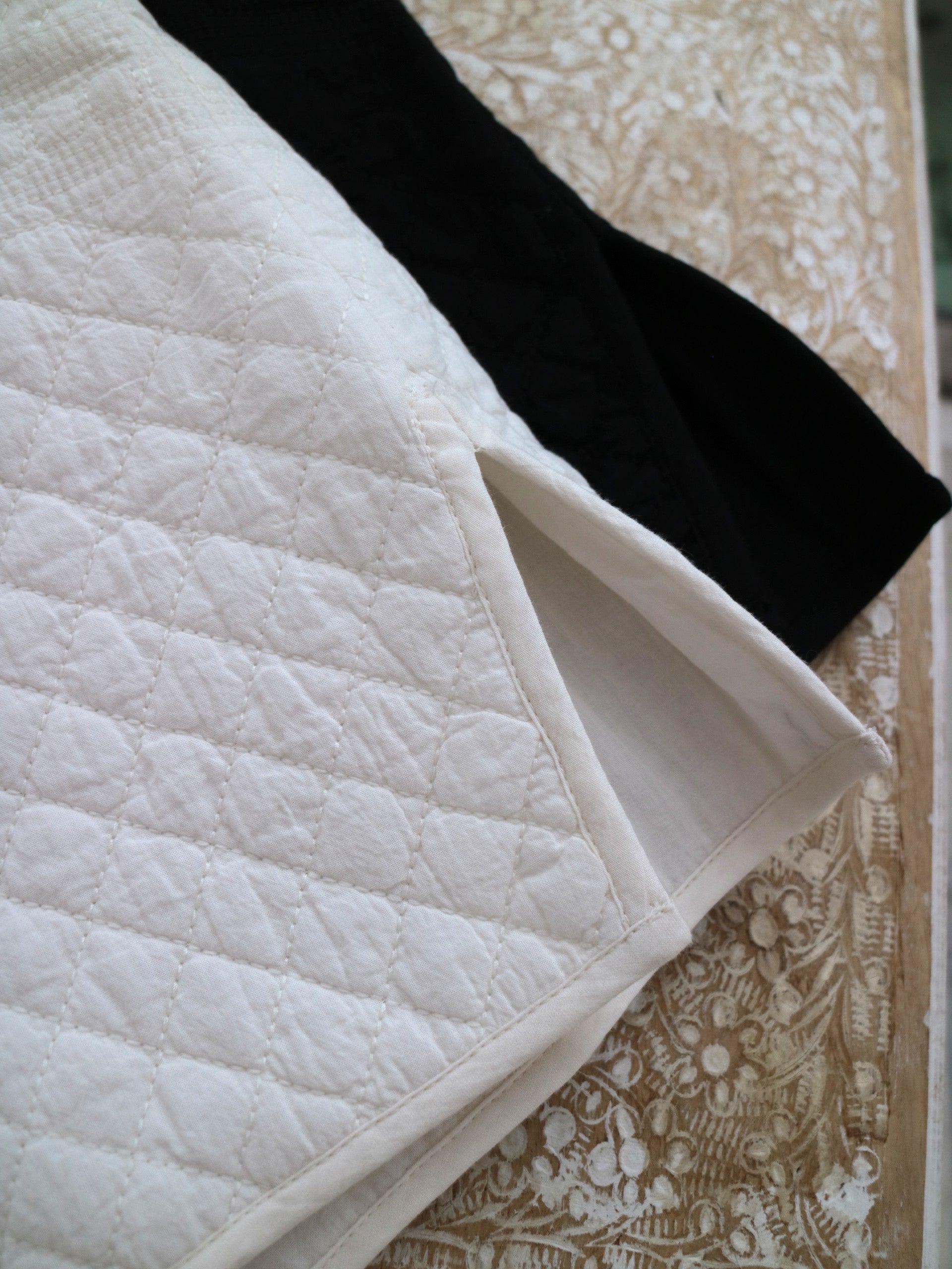 \再入荷/doux bleu インドキルト刺繍 2WAYベスト DB-2548-033