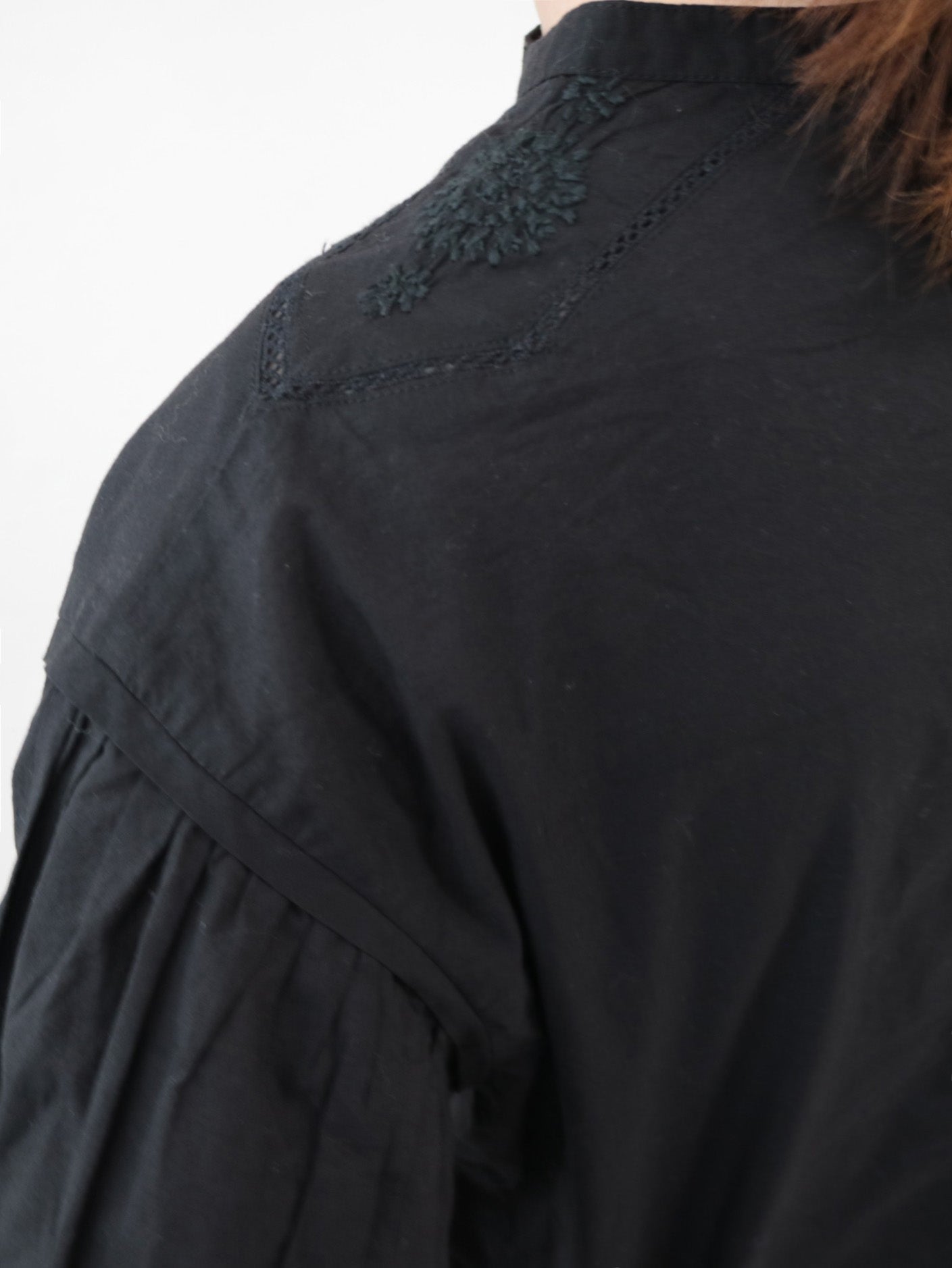 doux bleu ラクノウ刺繍シャツジャケット DB-2617-044