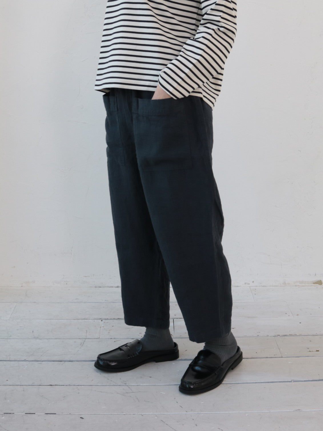 YARRA フロントポケット8分丈パンツ YR-1615-229