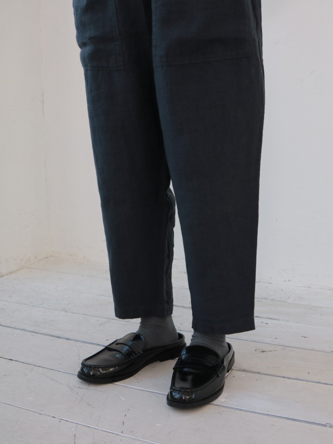 YARRA フロントポケット8分丈パンツ YR-1615-229