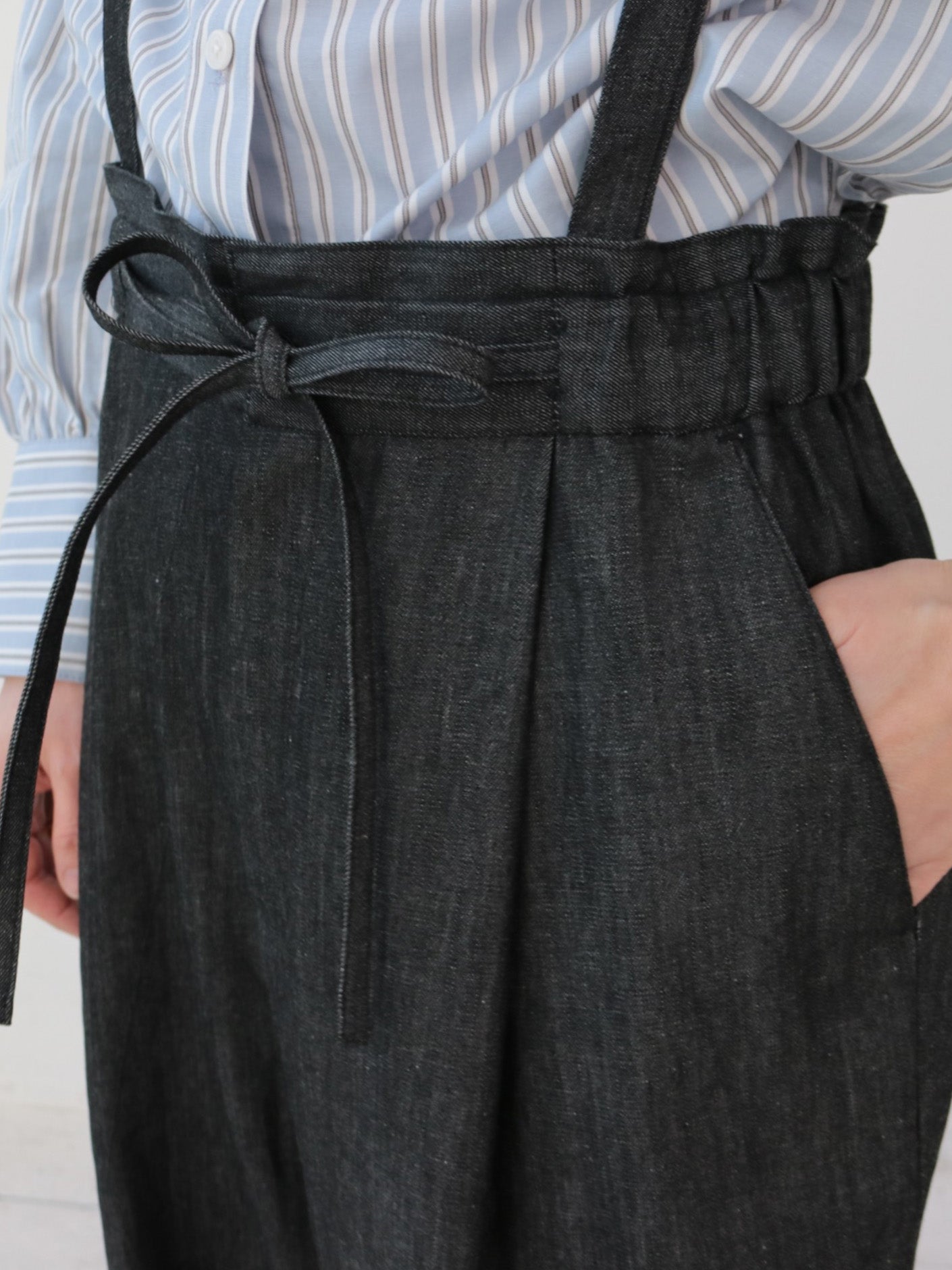 doux bleu ライトデニム サロペット DB-2545-005