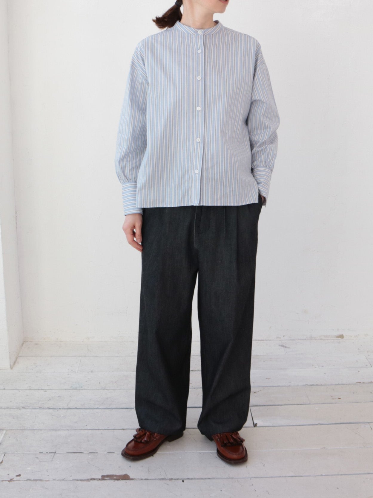 doux bleu ライトデニム サロペット DB-2545-005