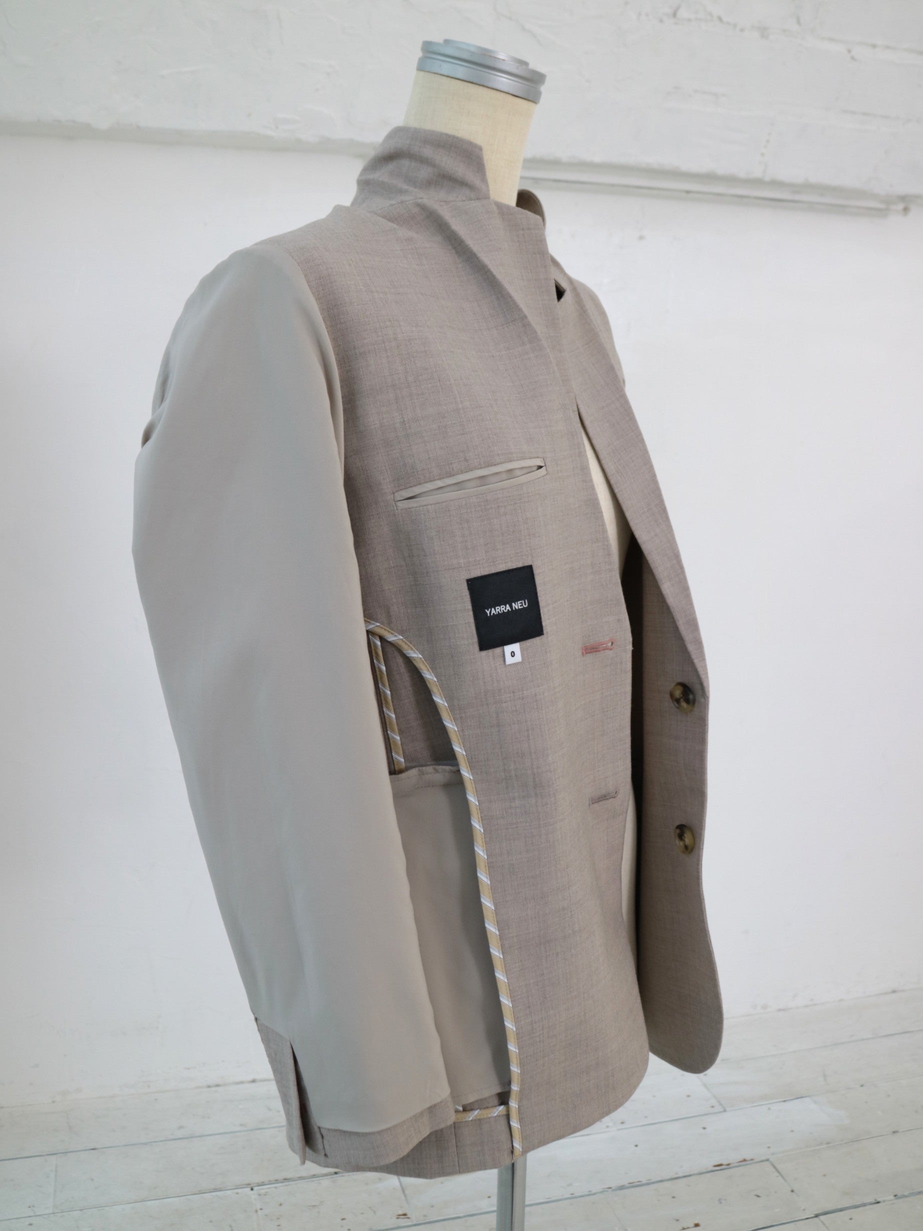 YARRA NEU サマーウールテーラードジャケット NU-5617-423