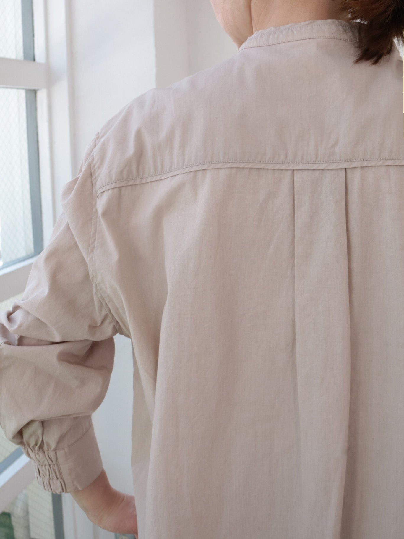 doux bleu ステッチ エンブロイダリーシャツ DB-2543-017