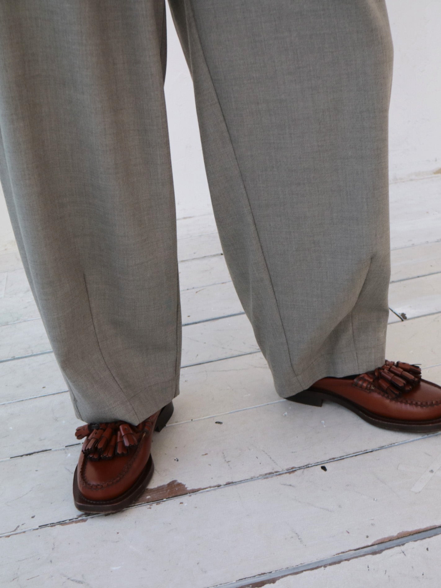 doux bleu タックボリュームパンツ DB-2545-024