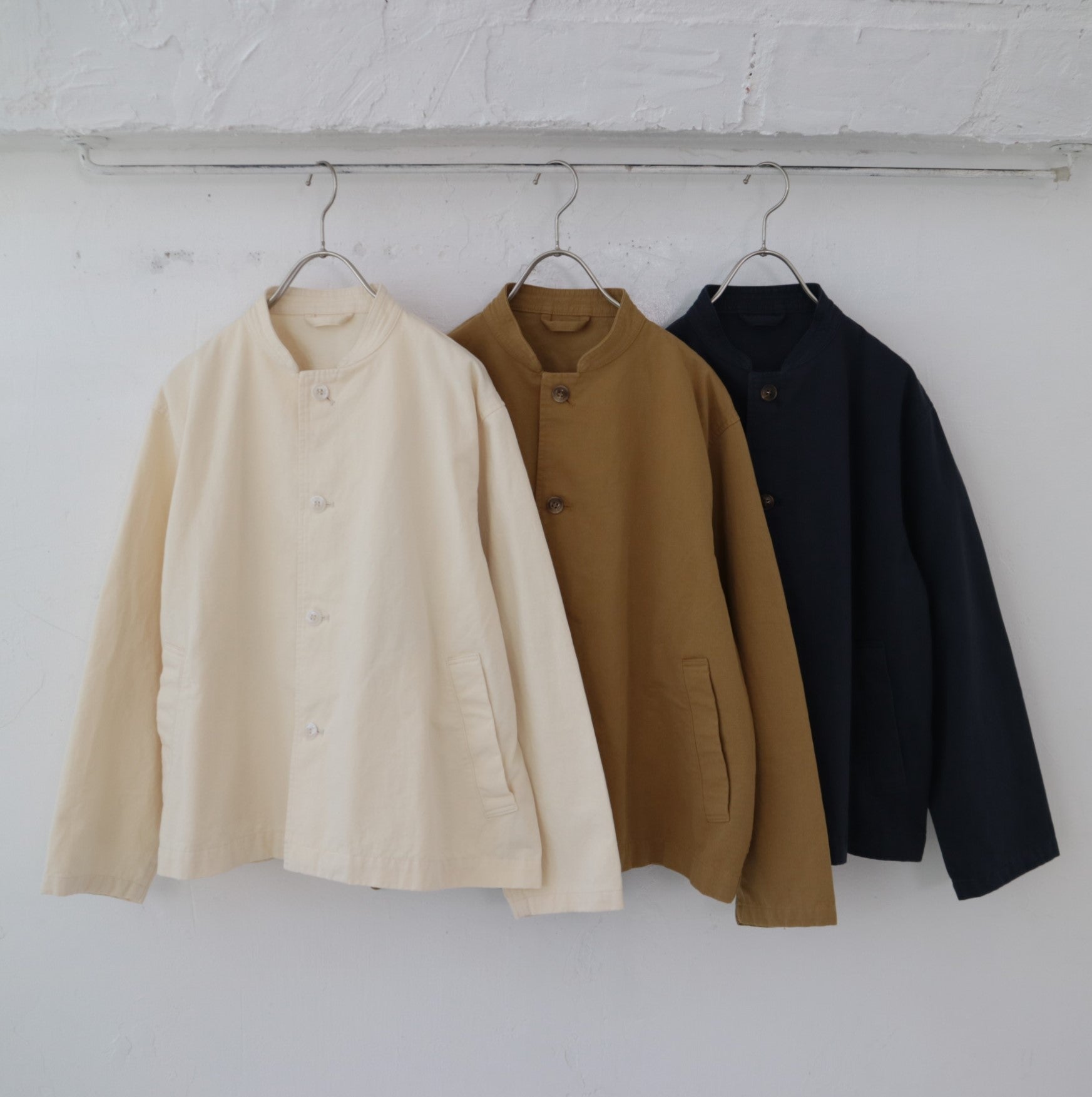 YARRA 綿100ワッシャーショートジャケット YR-1417-224