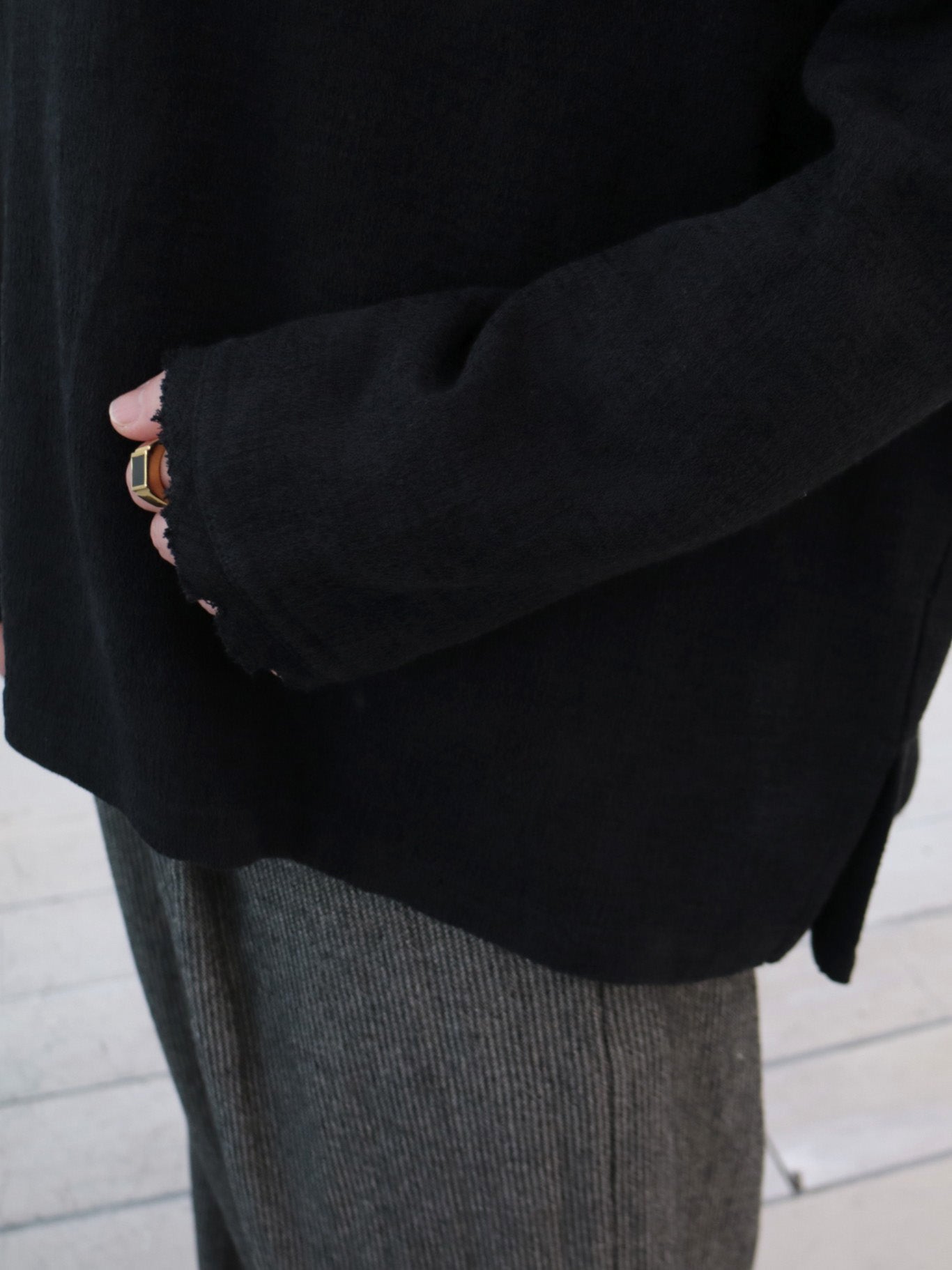 doux bleu コットンリネン ワイドプルオーバー DB-2543-014