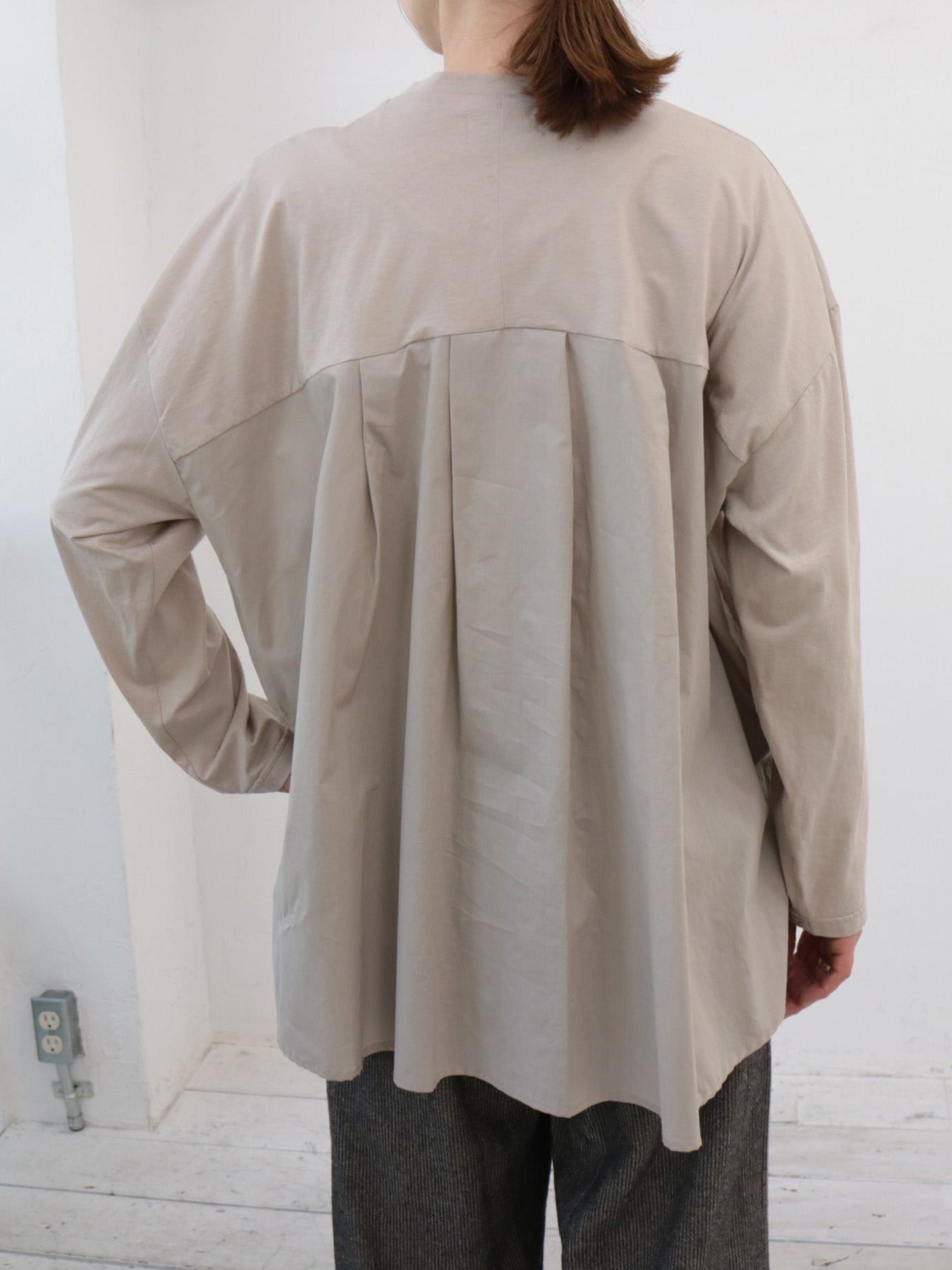 doux bleu コットンカット ドッキングプルオーバー DB-2541-009