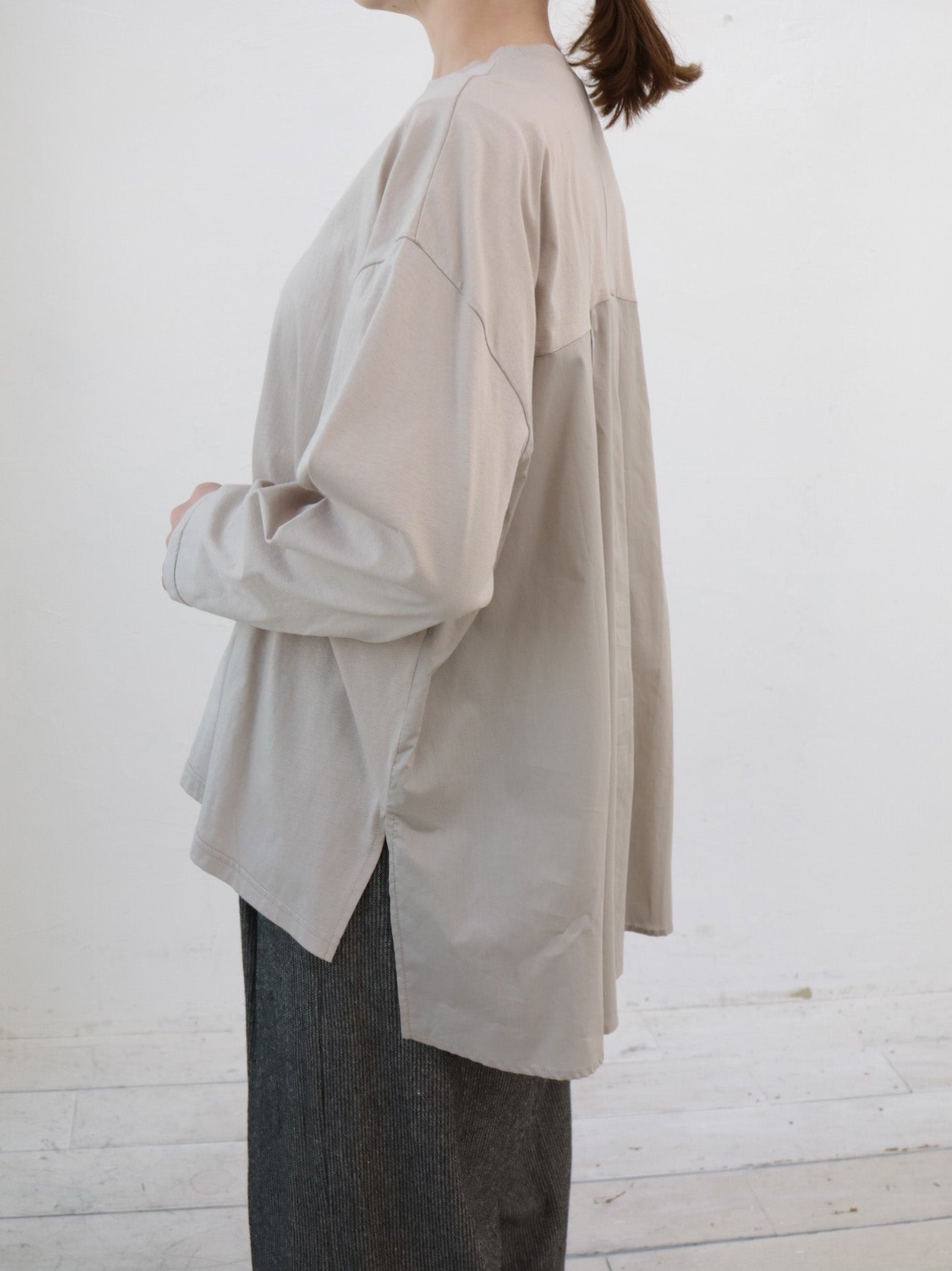 doux bleu コットンカット ドッキングプルオーバー DB-2541-009