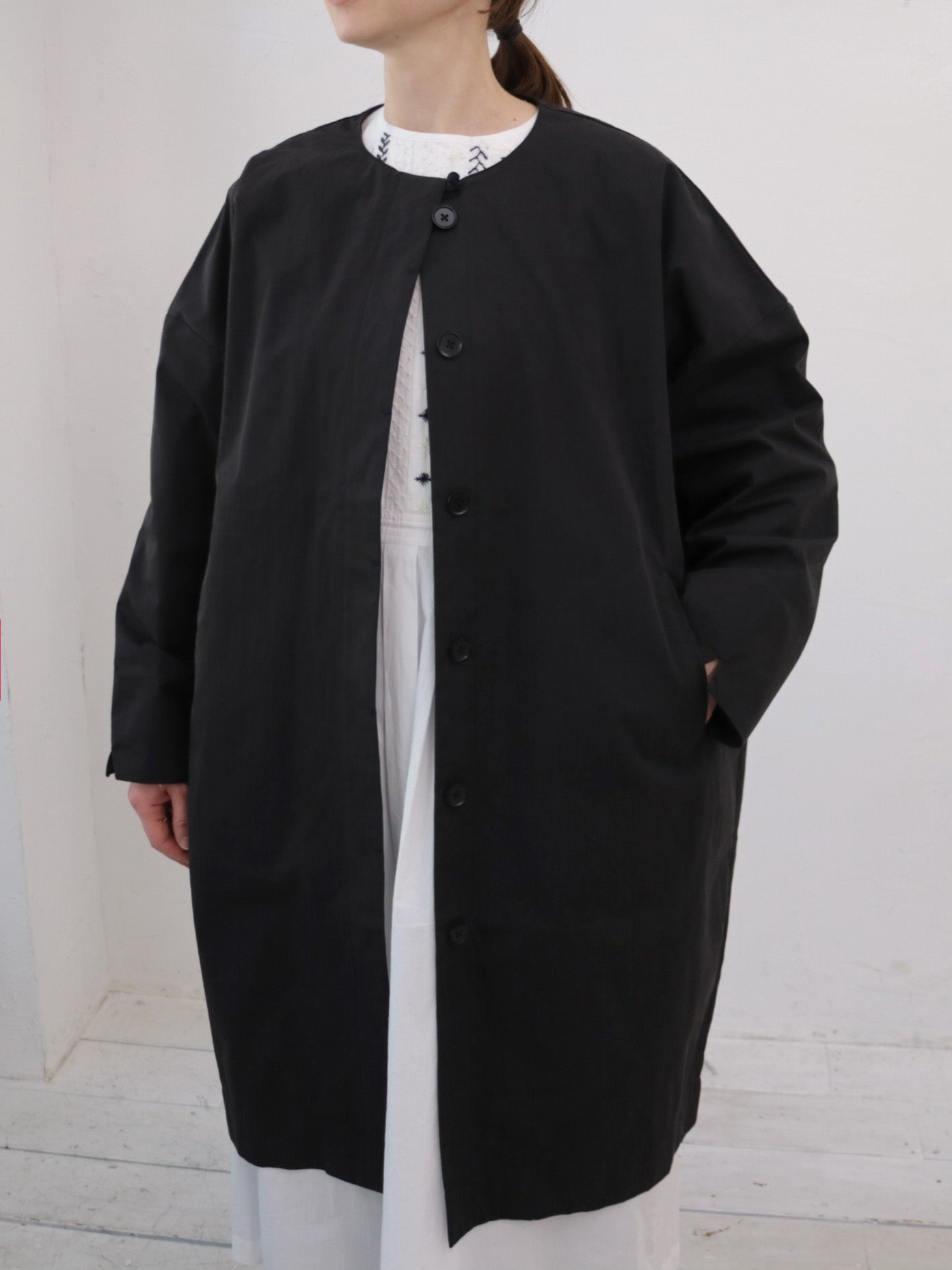 doux bleu C/N ノーカラーコート DB-2547-025