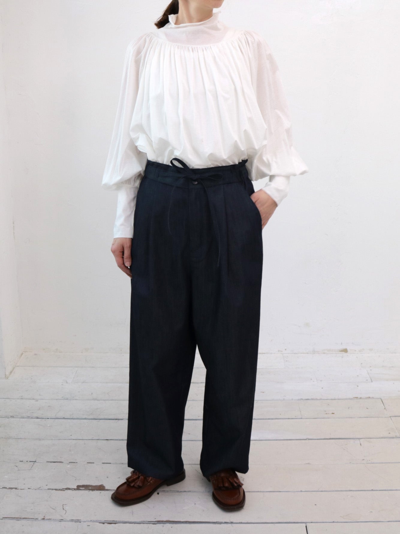 doux bleu ライトデニム サロペット DB-2545-005