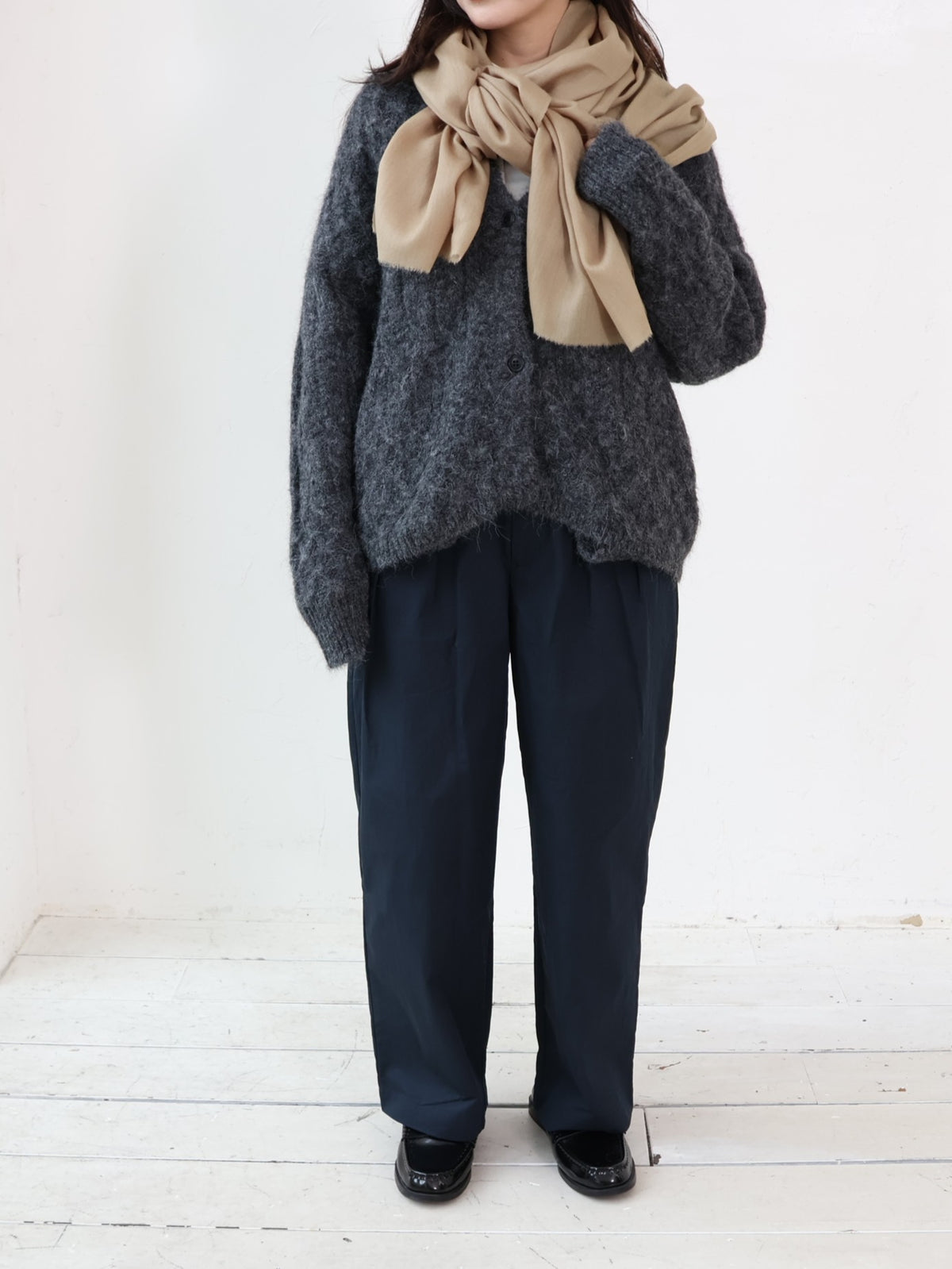 INDIA ウール×シルクストール