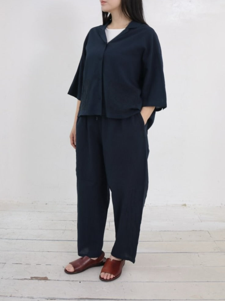 YARRA INDIAラメステッチ刺繍パンツ YR-1625-270
