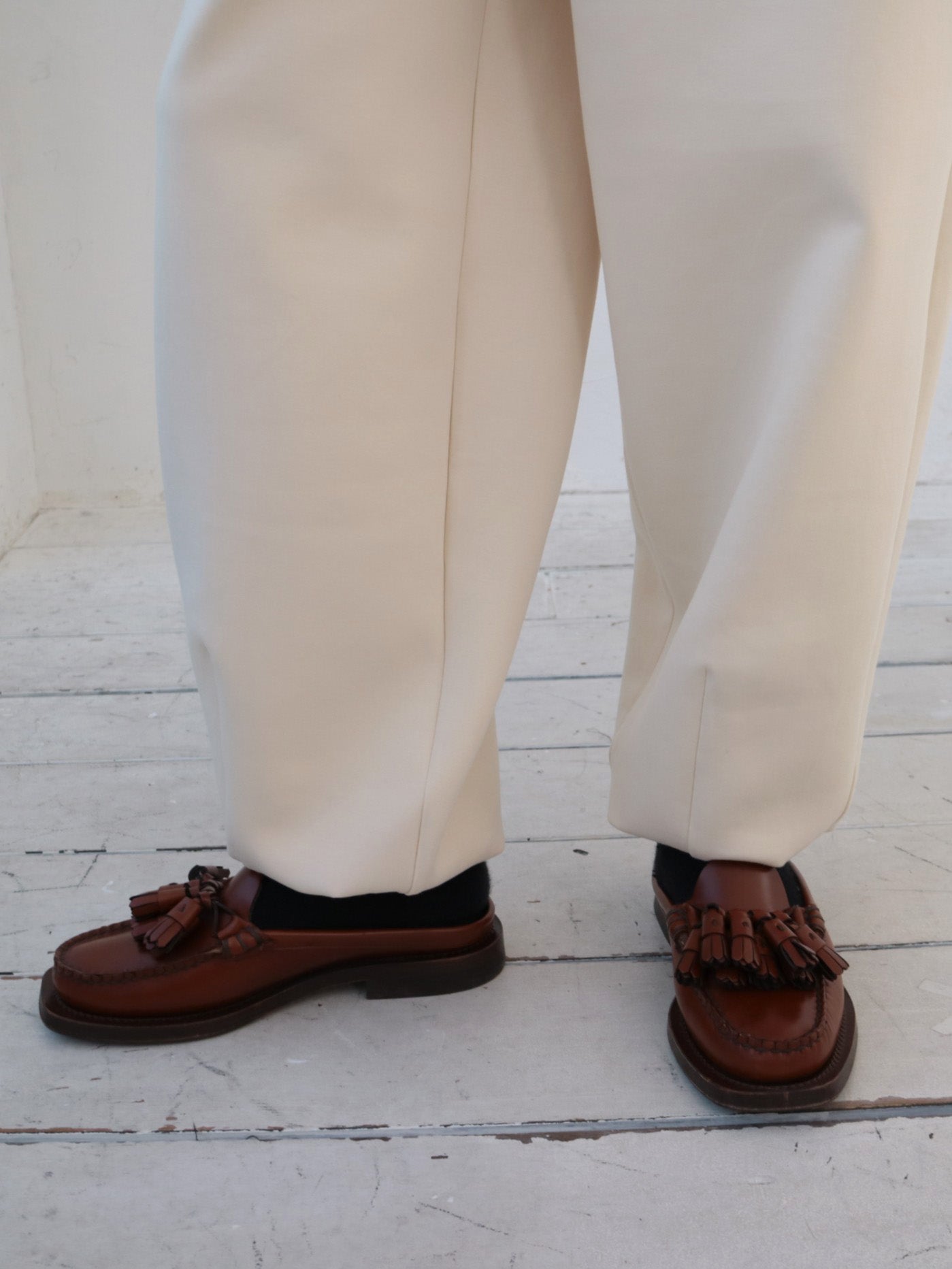 doux bleu タック ジョガーパンツ DB-2545-029