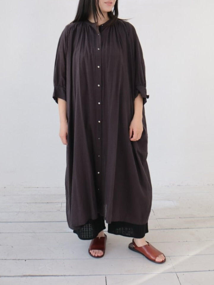 YARRA INDIAワイドシャツワンピース YR-1624-308