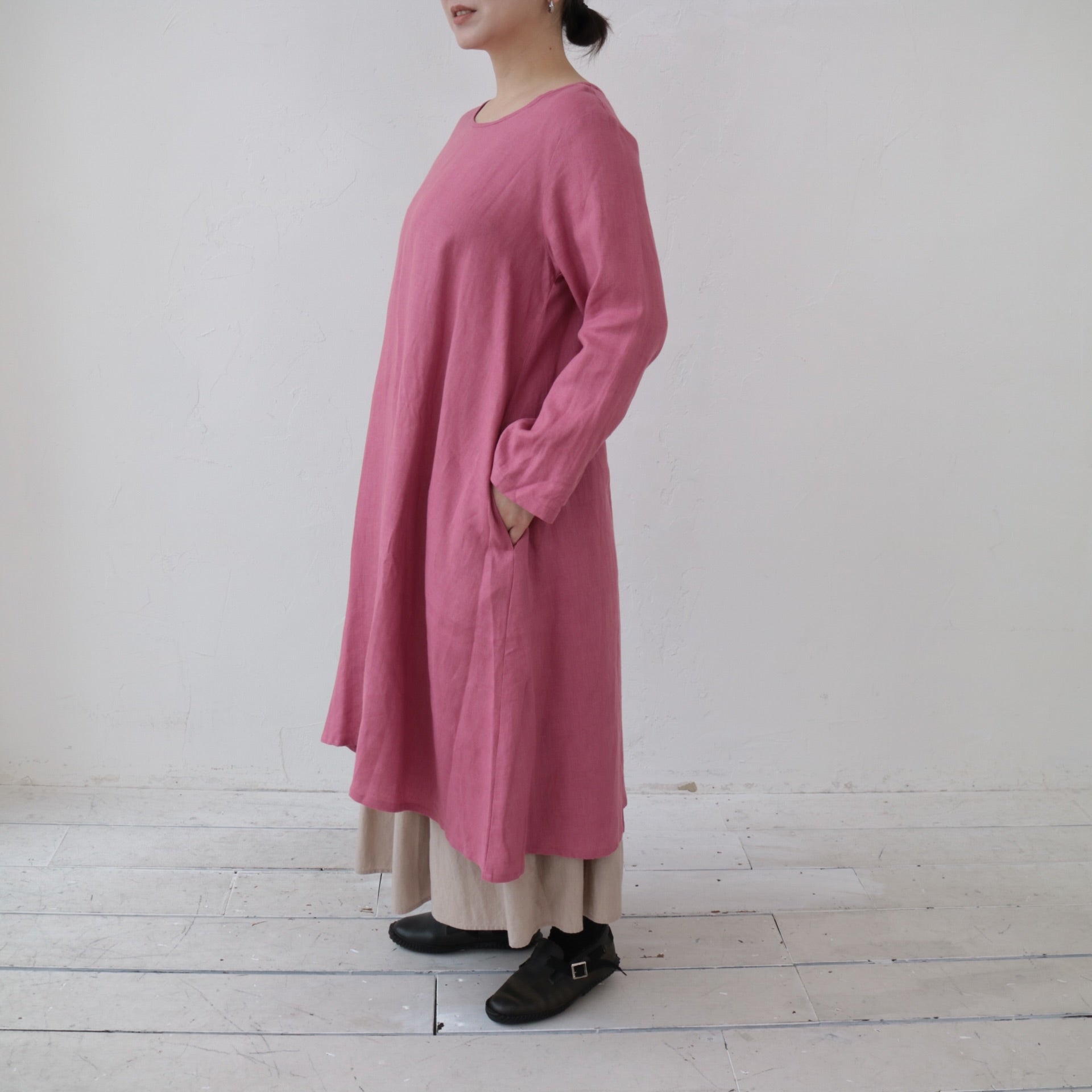 YARRA リトアニアリネンワンピース YR-1444-209