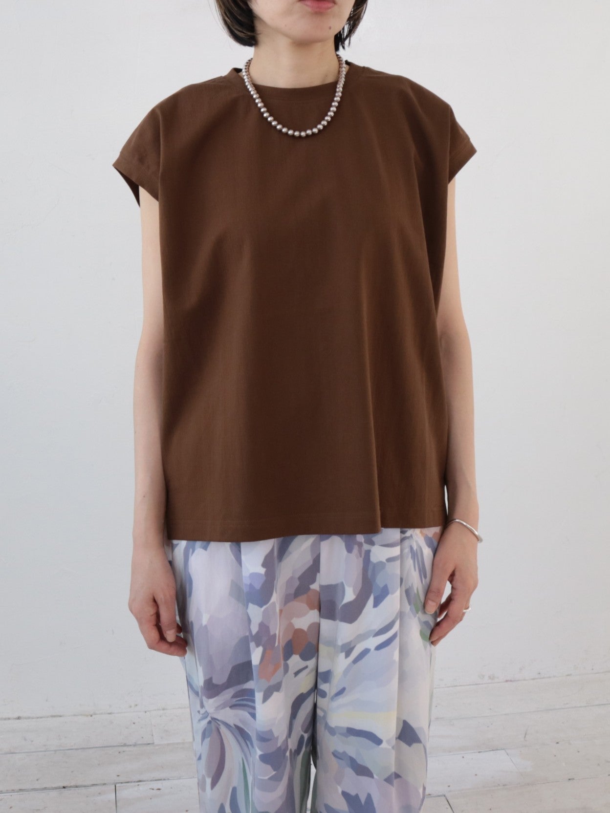 YARRA NEU 綿ポリフレンチスリーブカットソー NU-5641-401