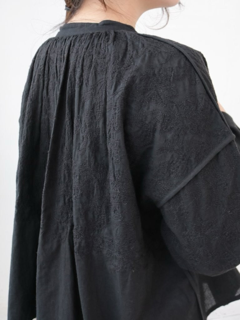 YARRA INDIAボイル刺繍ブラウス YR-1553-250