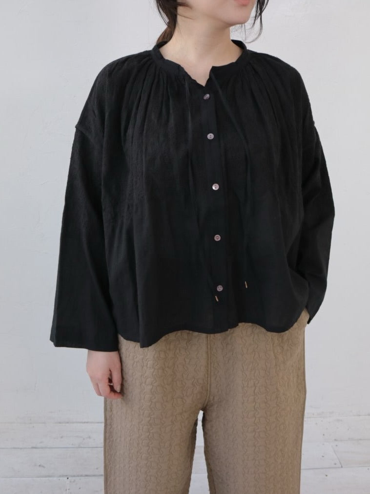 YARRA INDIAボイル刺繍ブラウス YR-1553-250