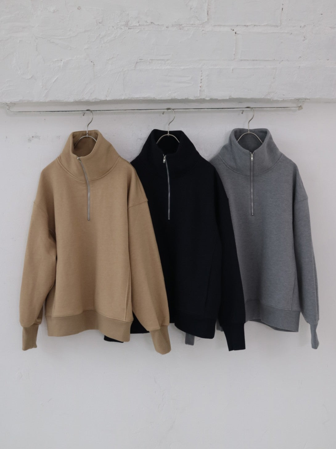 YARRA NEU ウォーム裏毛ハーフZIP NU-5551-415