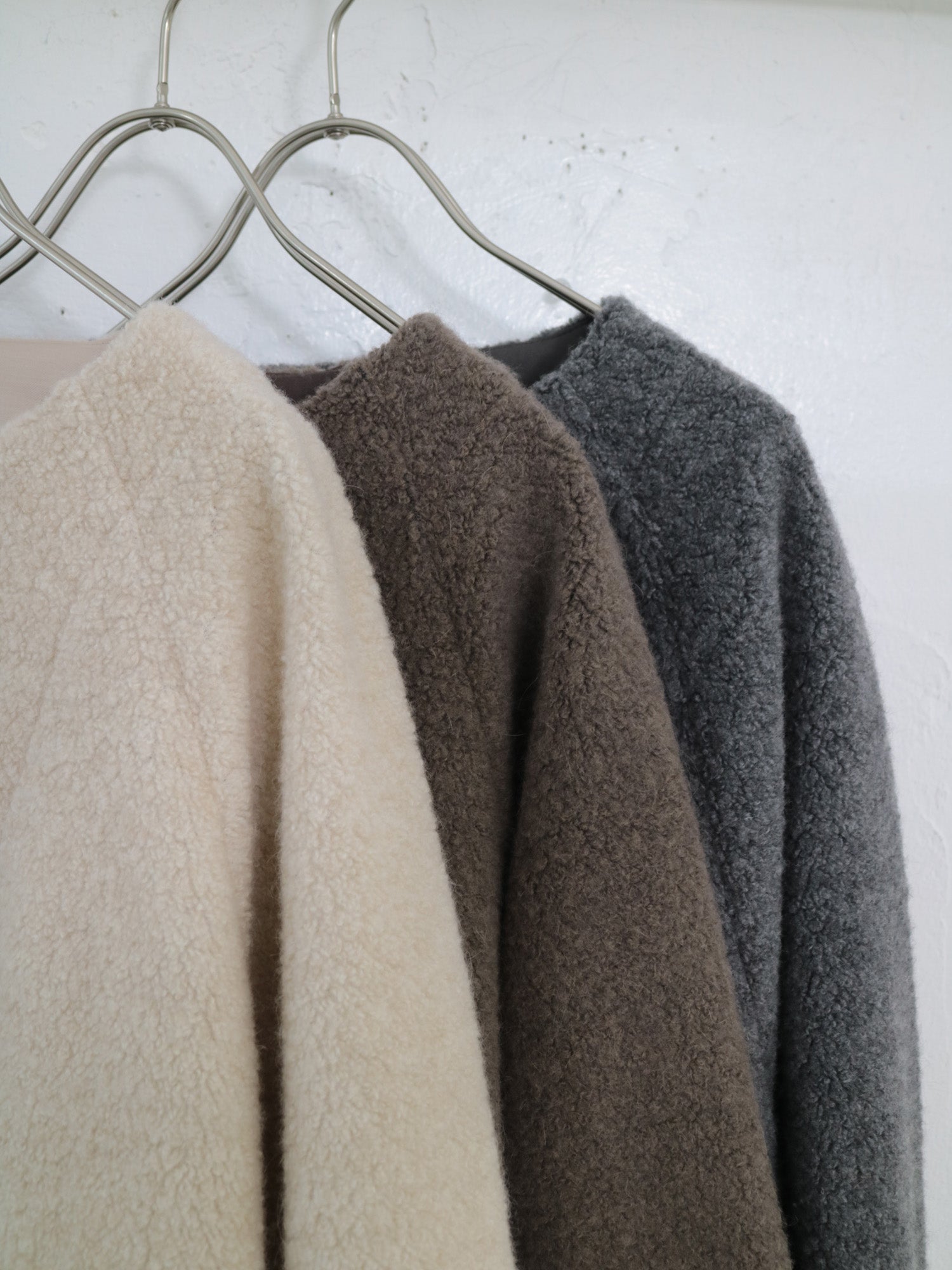 YARRA ウールリッチパイルラグランジャケット YR-1557-254