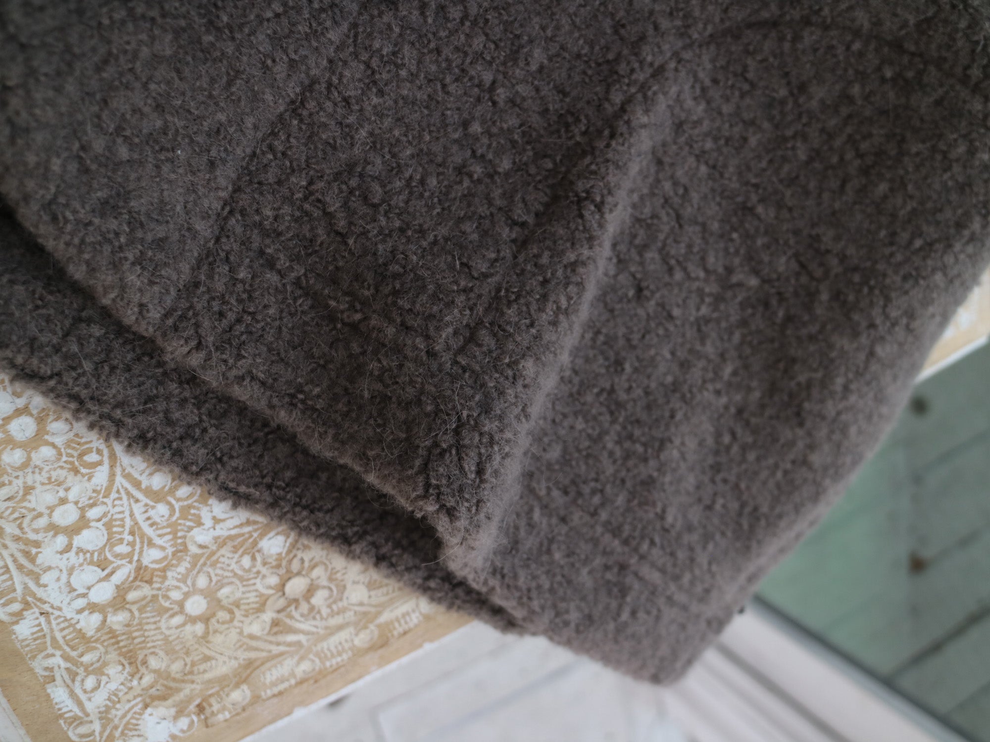 YARRA ウールリッチパイルラグランジャケット YR-1557-254