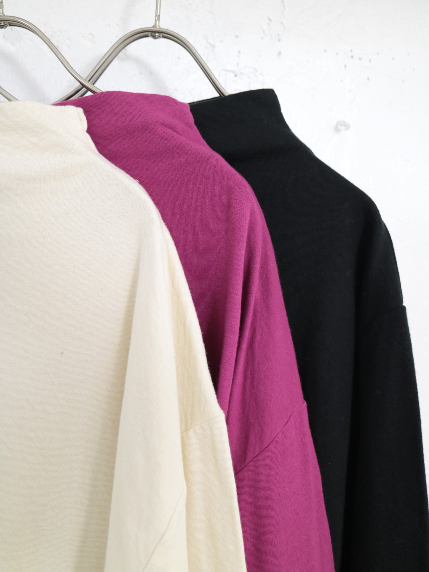 YARRA 40接結天竺ハイネックプルオーバー YR-1551-257