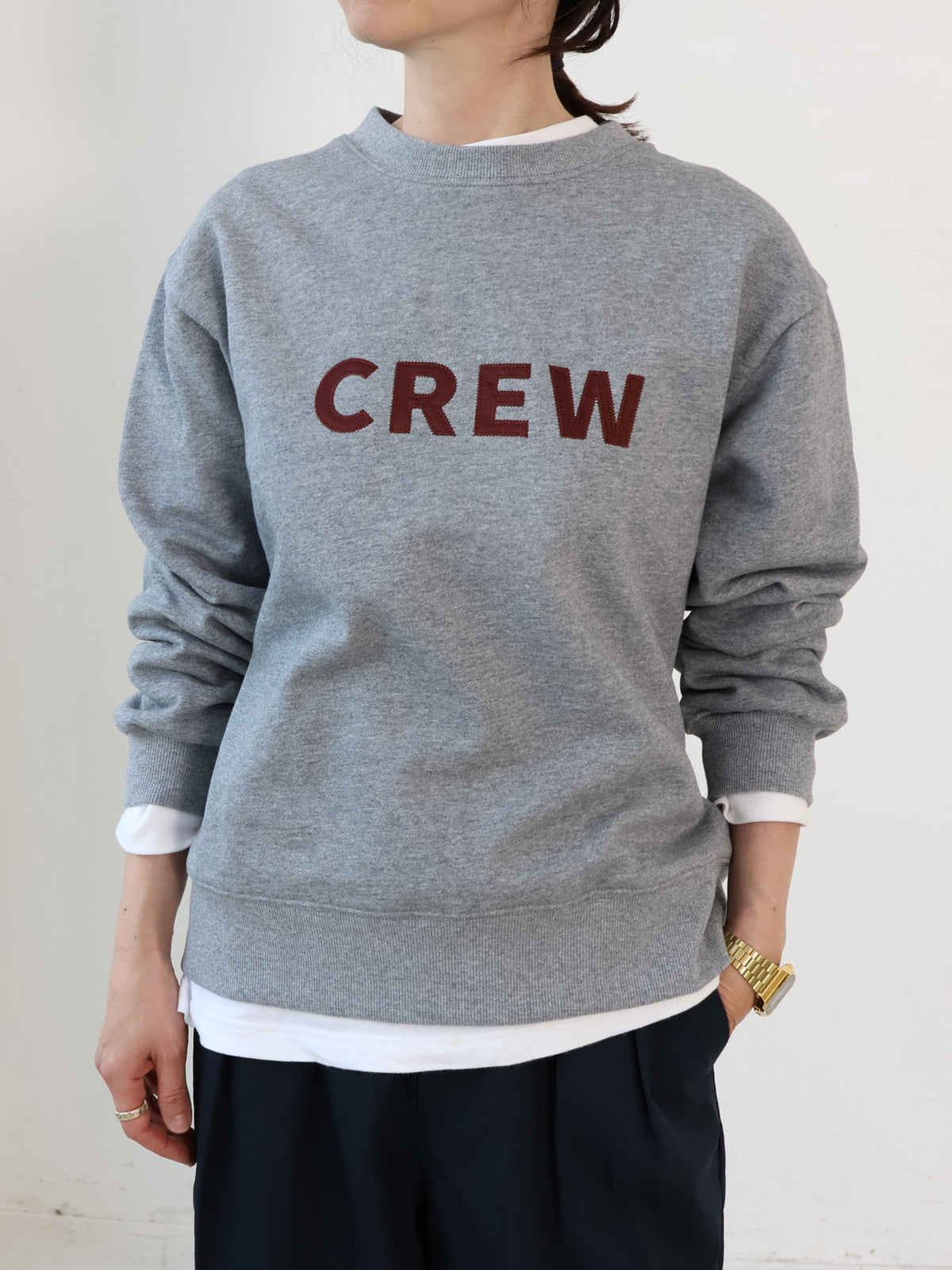 doux bleu CREWスウェット DB-2661-074
