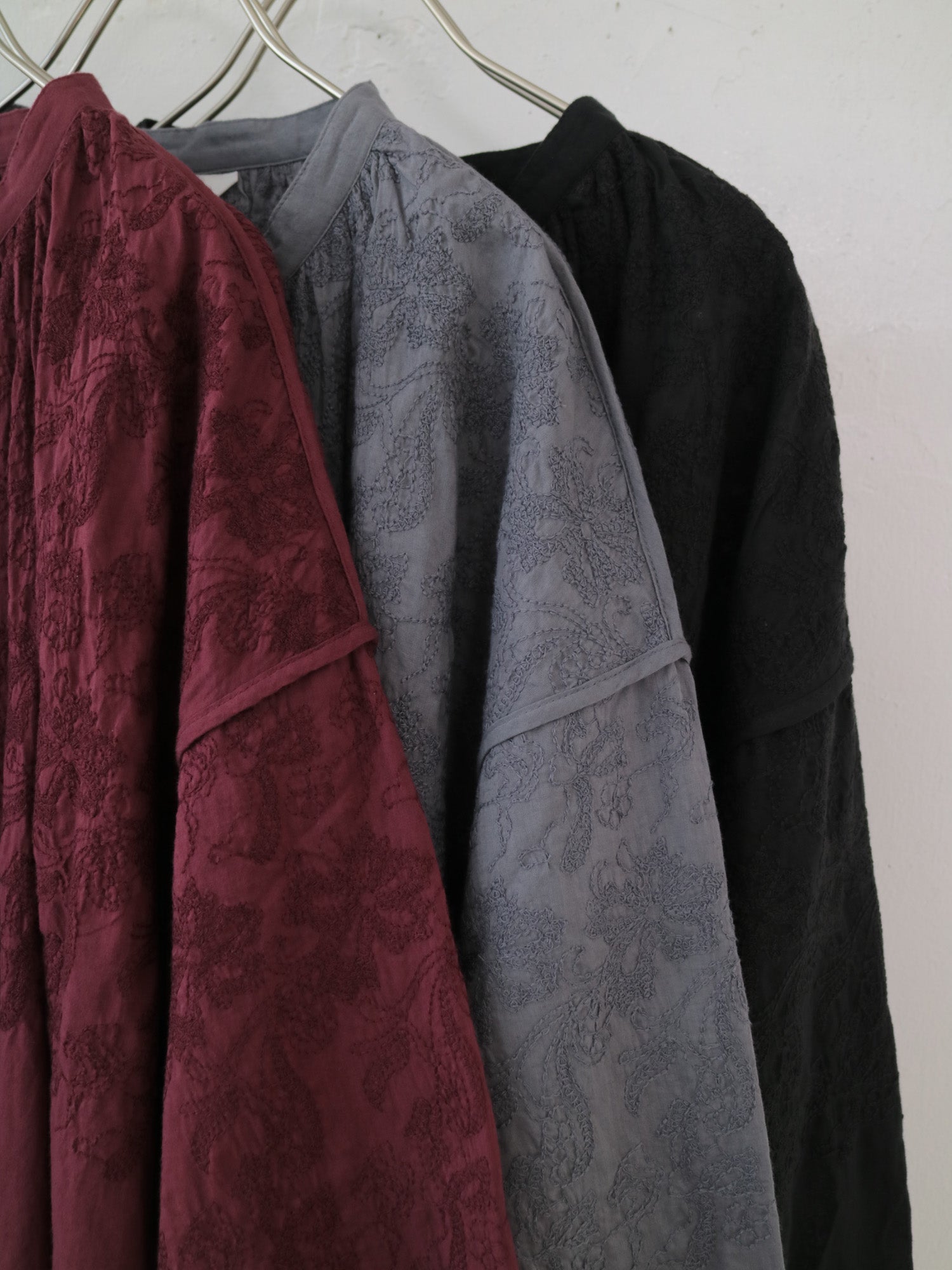 YARRA INDIAボイル刺繍ブラウス YR-1553-250