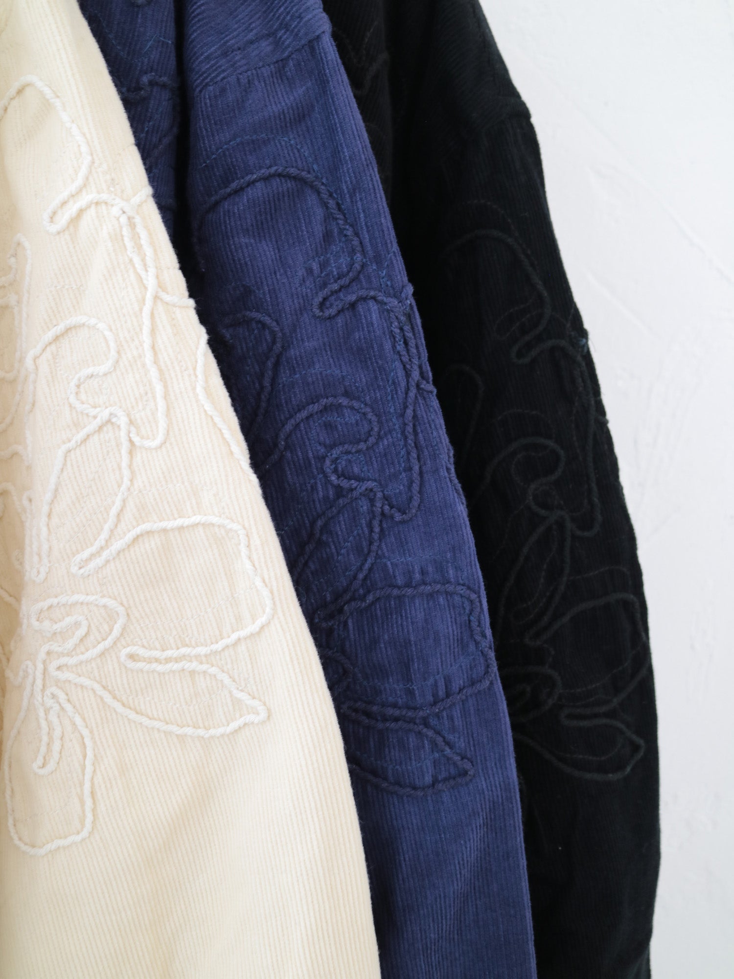 YARRA INDIA刺繍コーデュロイワンピース YR-1554-267