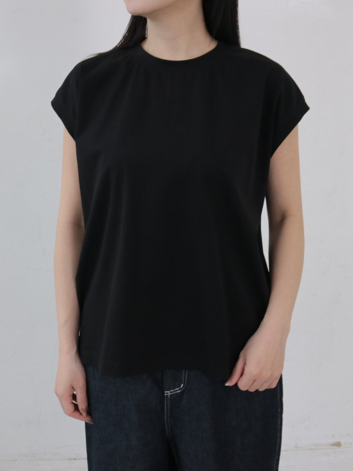 YARRA NEU 綿ポリフレンチスリーブカットソー NU-5641-401