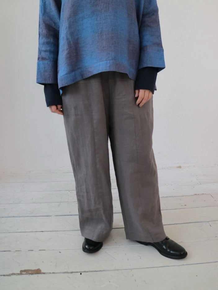 YARRA リネン100デザインパンツ YR-1545-216