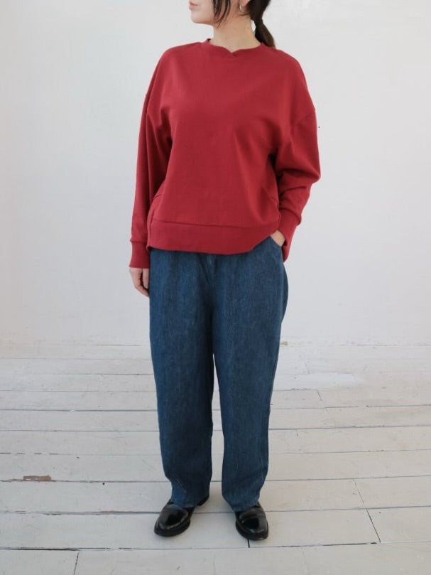 YARRA リネン混デニムパンツ YR-1545-238