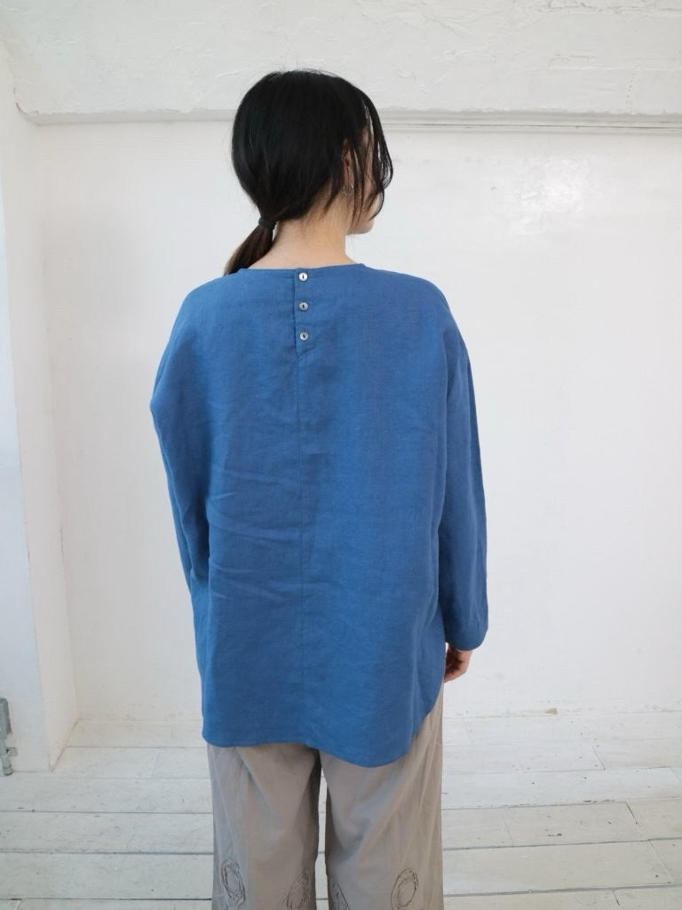YARRA リネン100切替ブラウス YR-1543-239