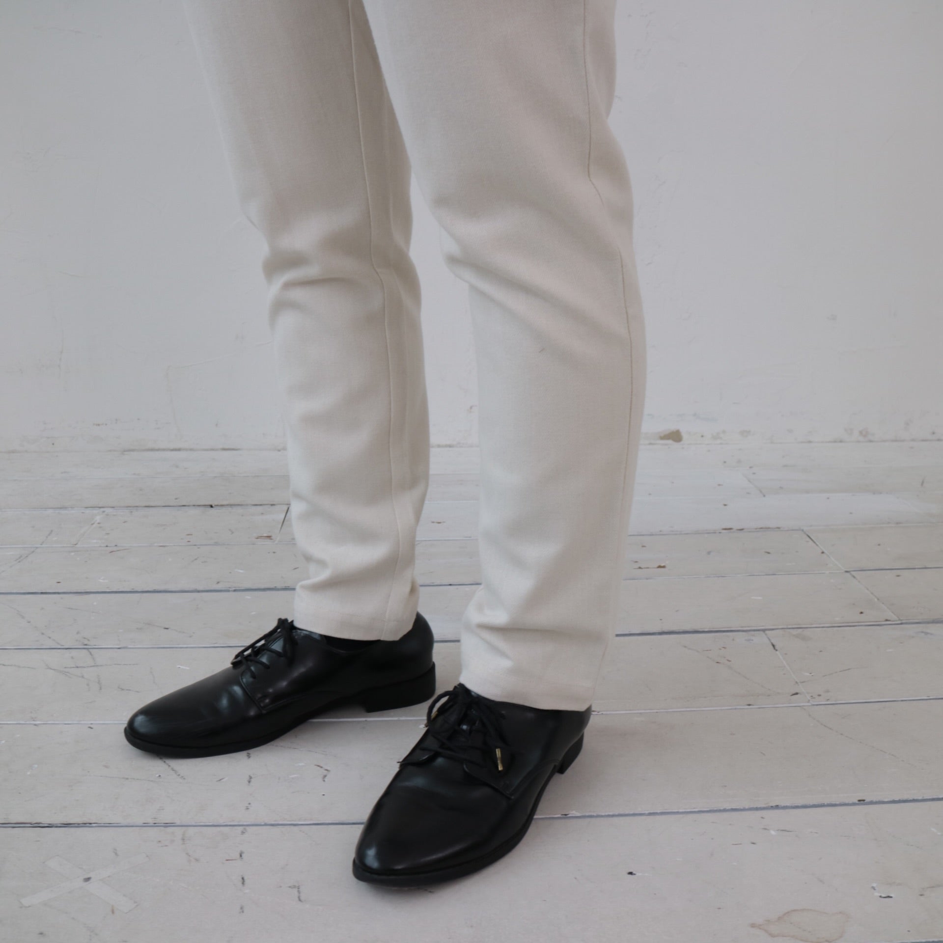 YARRA リネンコットン起毛テーパードパンツ YR-1445-235