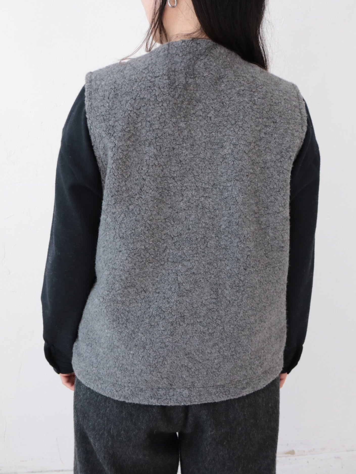 YARRA ウールリッチパイルループベスト YR-1558-255