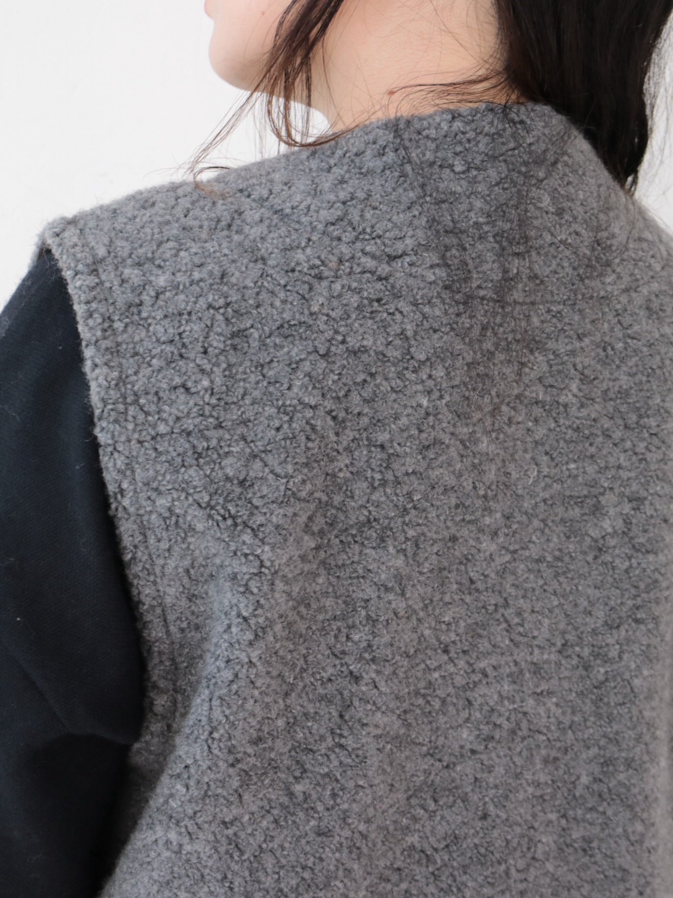 YARRA ウールリッチパイルループベスト YR-1558-255