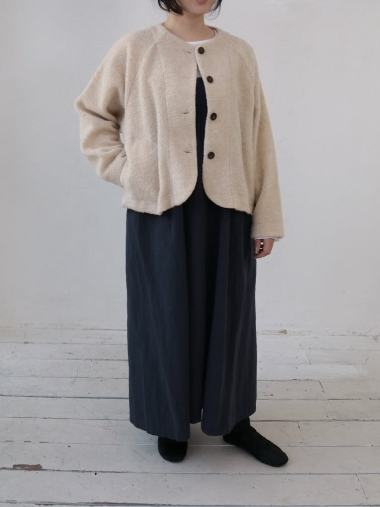 YARRA ウールリッチパイルラグランジャケット YR-1557-254