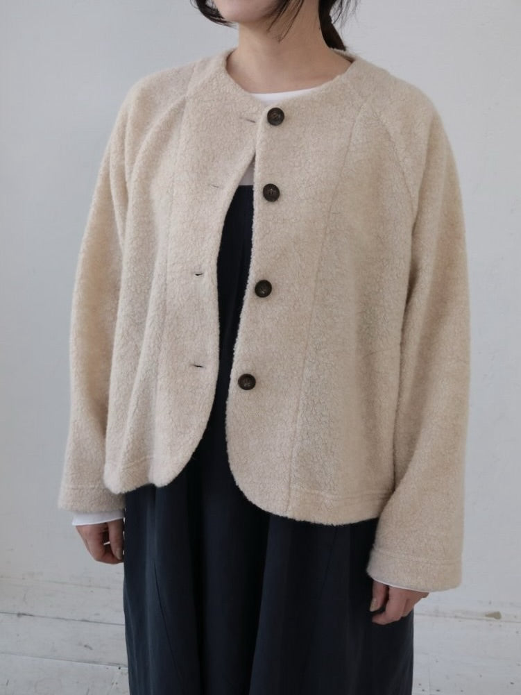 YARRA ウールリッチパイルラグランジャケット YR-1557-254