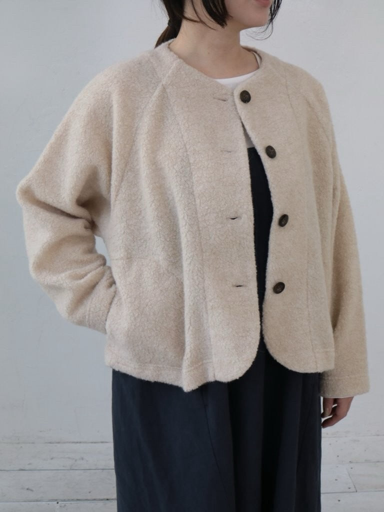 YARRA ウールリッチパイルラグランジャケット YR-1557-254