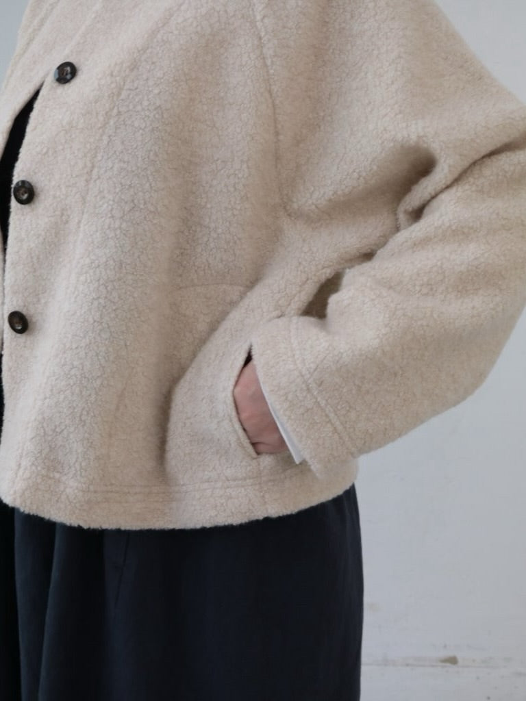 YARRA ウールリッチパイルラグランジャケット YR-1557-254