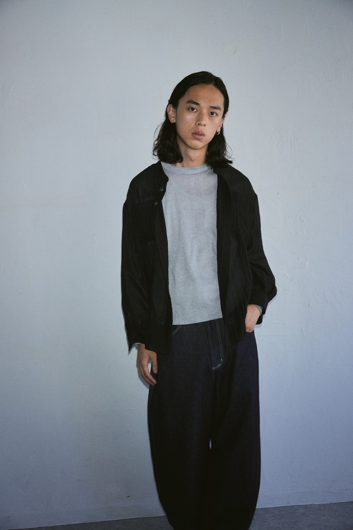 YARRA NEU BIWACOTTONボリューム長袖Tシャツ NU-5611-402