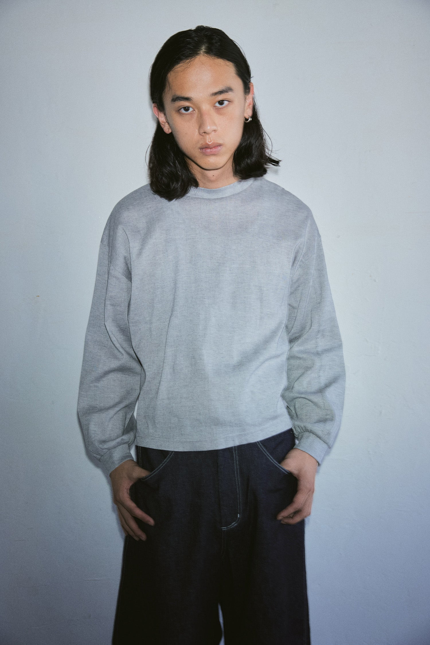YARRA NEU BIWACOTTONボリューム長袖Tシャツ NU-5611-402