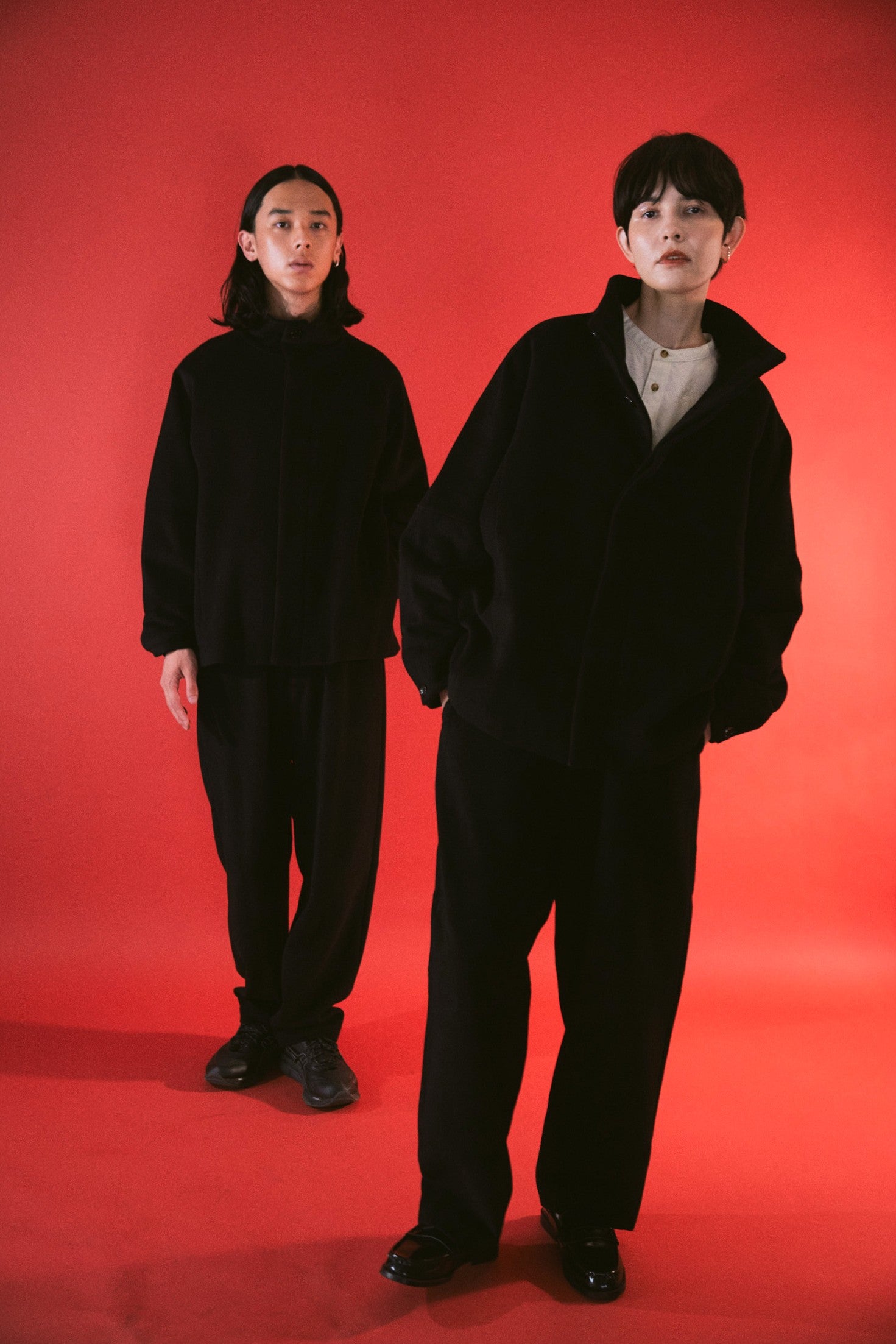 YARRA NEU カシミヤ混ウール裏付きパンツ NU-5555-429