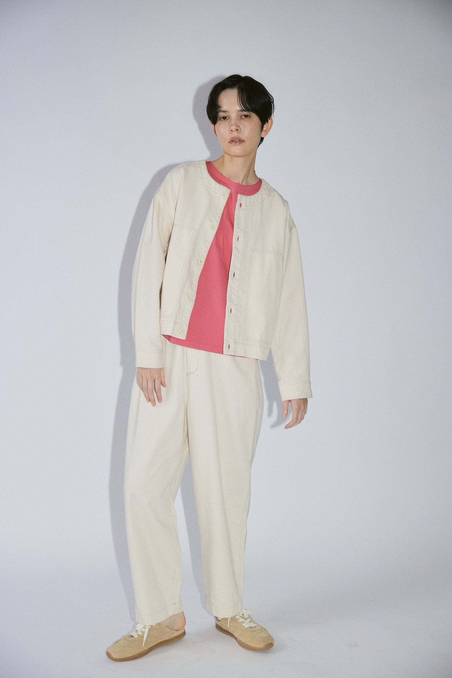 YARRA NEU 10ozノーカラーJAPANデニムジャケット NU-5617-420