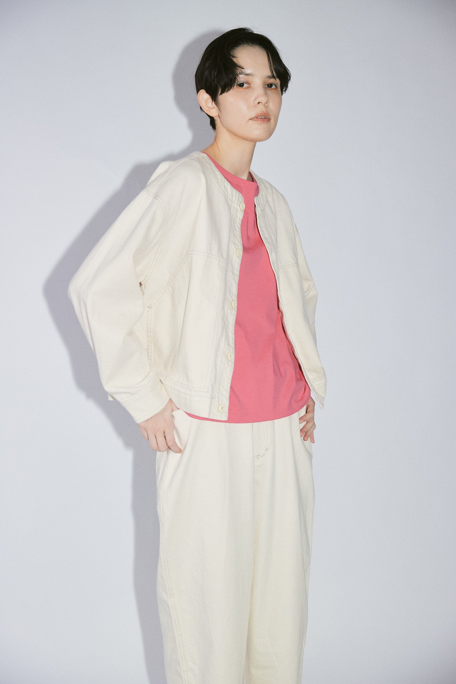 YARRA NEU 10ozノーカラーJAPANデニムジャケット NU-5617-420