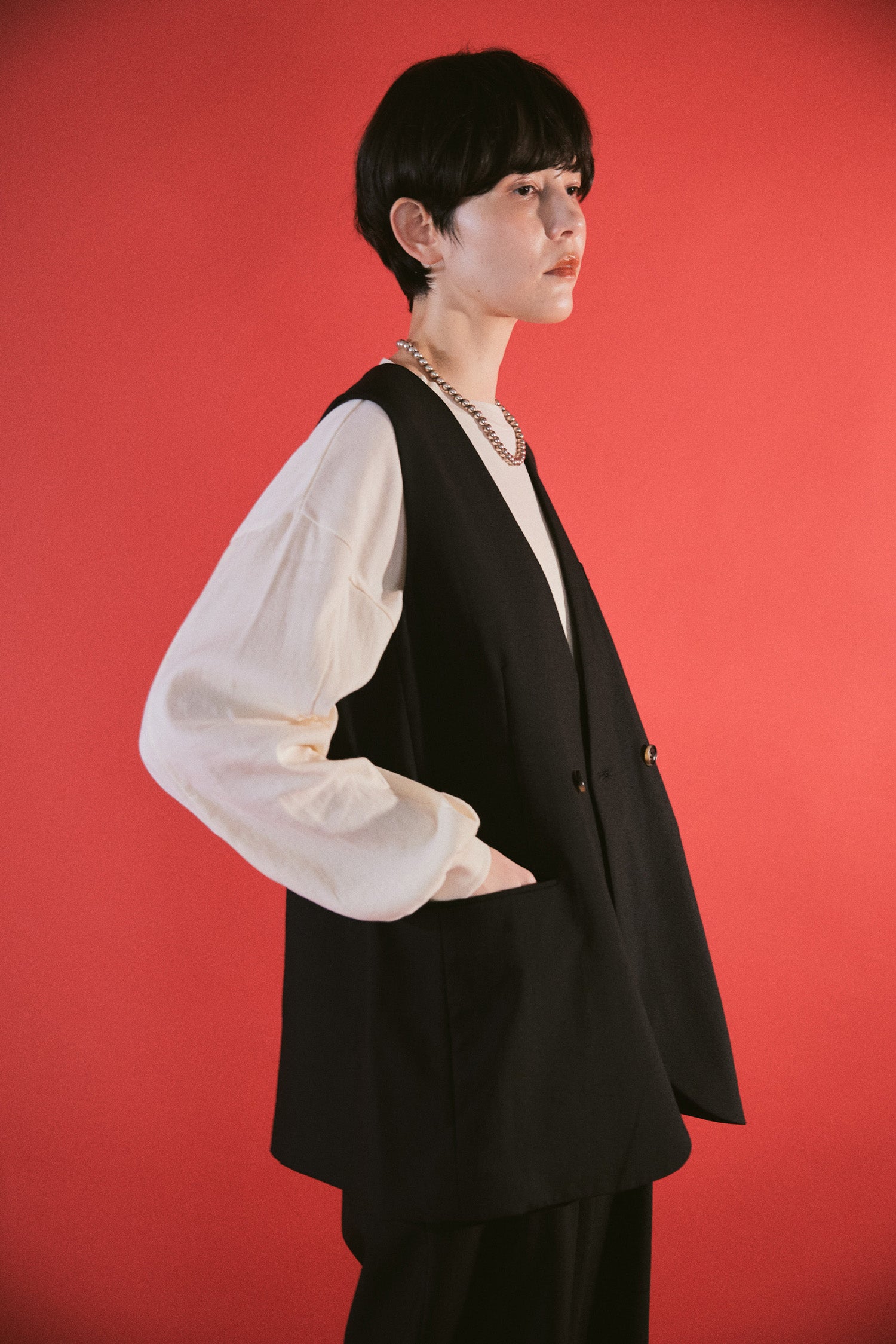 YARRA NEU BIWACOTTONボリューム長袖Tシャツ NU-5611-402