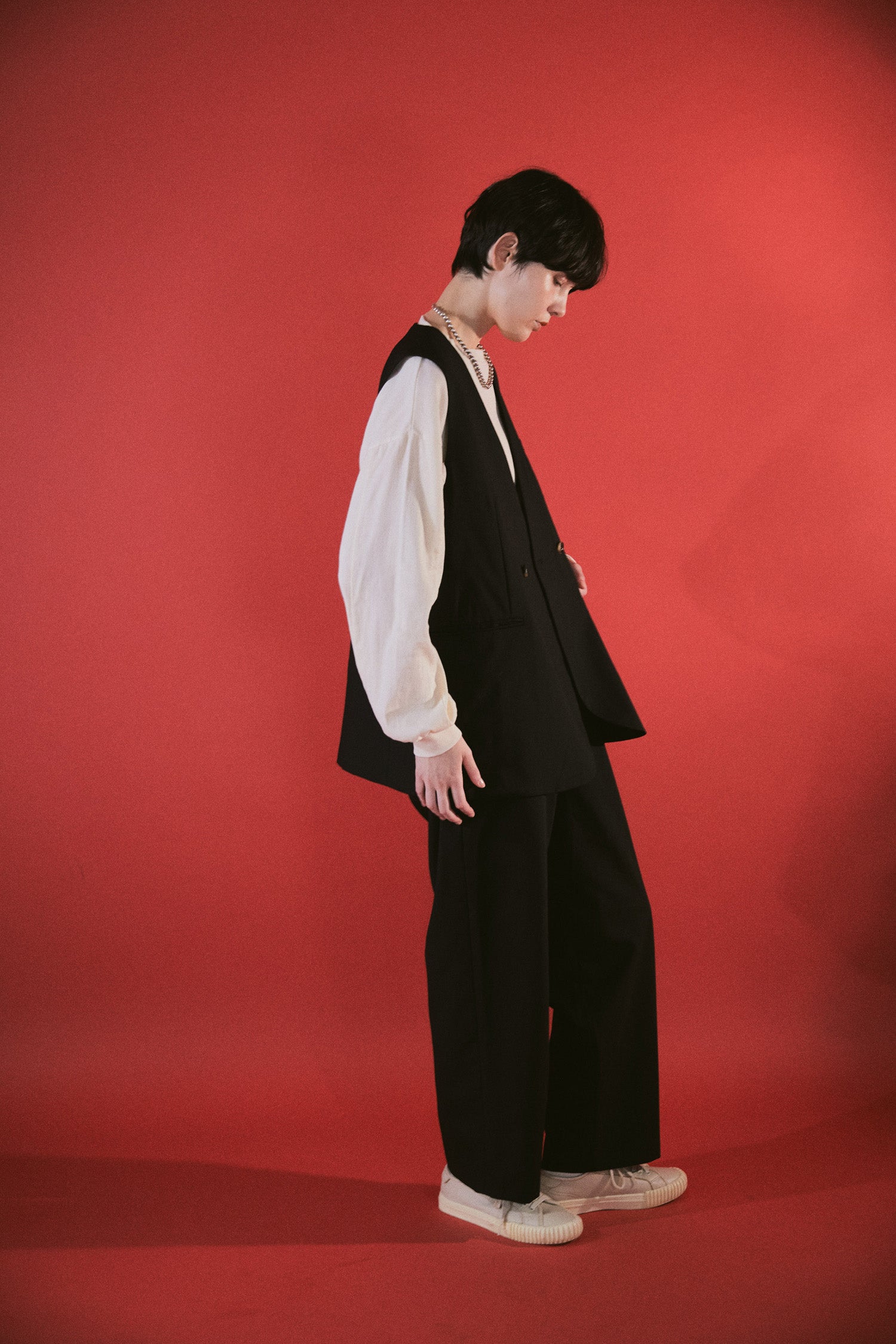 YARRA NEU サマーウールチュニックベスト NU-5618-424